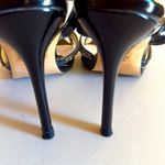 De Blossom Collection Black Rhinestone Heels Photo 2