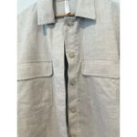 Babaton AritziaBabaton Utility Flannel Button Shacket Blouse Size Small Long Sleeve 1316 Photo 3