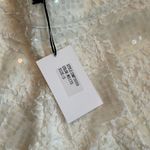 Dance & Marvel Buckle  White Sequin High Waist Going Out Party Shorts size Small Photo 5