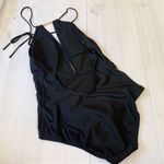 Ted Baker  London Black Halter One Piece Swimsuit Size 12 NWT Photo 2