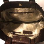 London Fog  Leather tote bag brown Photo 4