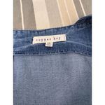 Copper Key  Blue Sleeveless Square Neck Wide Leg Denim Jumpsuit Womens XL Photo 5