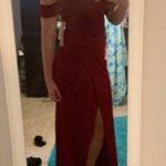 Sequin Hearts Red Bridesmaid/ Prom Dress Photo 2