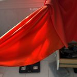 Jay Godfrey  cocktail dress size 14 tomato red orange lined nwot $445 Photo 7