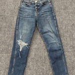 Hudson Jeans Women's Size 27 Holly High Rise Crop Skinny Distressed Denim Photo 0