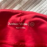 Outdoor Voices 7/8 Red Leggings Photo 2