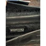 Anne Klein  Women's Black Patent Leather Wristlet Clutch Bag Y2K 2000s Photo 6