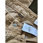 American Eagle NWT  Mom Straight Jeans Super High Rise Brown Corduroy Size 10 Photo 4
