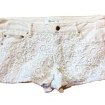 JW Cream Colored Denim Shorts Size undefined Photo 0