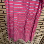 Talbots T By Pink Stripe Dress Size Large Photo 3