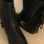 Rebecca Minkoff women black soft leather Sanura fringe boots US 6 Photo 0