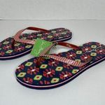 Vera Bradley NEW  Womens FlipFlops Size Small 5/6 Sun Valley Print Photo 0