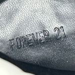 Forever 21 Forever 21 white faux leather with black laces boots size 8 Photo 8