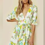 Faithfull the Brand  Caliente Mini Dress In Ilona Floral Print Photo 6