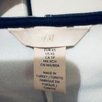 H&M  XS Dress Zebra Print Long Sleeve Plunge Mini Party Bodycon Photo 4