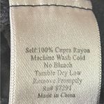 Johnny Was  Semi-Sheer Black Tank With Blue Embroidery‎ Cupro Rayon Size XS EUC Photo 5