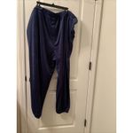 Ava & Viv  Womens 3X Velour Jogger Pants Pockets Navy Blue Photo 6