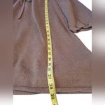 Calvin Klein Brown Ribbed Cowl Neck Sweater Midi Dress Size:Small Photo 7