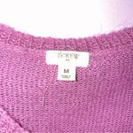 J.Crew Size S Alpaca Wool Cardigan Purple Button Up Long Sleeve Knit Preppy Photo 3