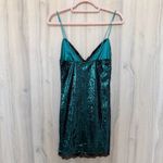 Motel Rocks NWT Motel Sequin Mini Dress Green Size S Y2K Party Photo 8
