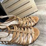 Coach Tan Fantasia Strappy Stiletto Heels Size 8B Photo 2