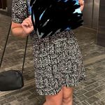 Nic+Zoe  Black and White Mini Dress Photo 3