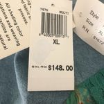 Sandy Brand Skirt XL NWT Artsy Festive Front Button Elastic Stretch ba… Photo 9