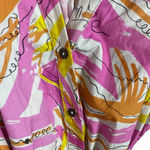 Anthropologie Vera For  Confetti Midi Shirt Dress in Pink/Yellow/Orange Size S Photo 11