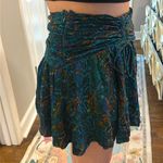 Free People Women's Saturday Sun Ruched Mini Skirt Dark Green Photo 2
