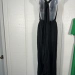 DIARRABLU Women’s Black Sleeveless Halter Top Pantsuit Size Medium EUC Photo 4