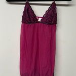 Victoria's Secret  Very Sexy Babydoll Lace Chemise Dress Size Small Purple Photo 1