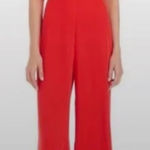Amanda Uprichard NWT Jumpsuit in Red Photo 0