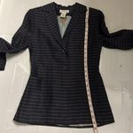 Ann Taylor  Navy Striped Linen Suit Photo 9