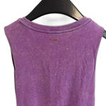 PINK - Victoria's Secret Victoria's Secret PINK Side Tie Ruched Heathered Purple Tank Dress Size XS NWT Photo 8