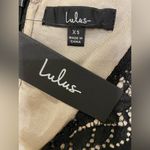 Lulus XS Dress Black Lace Asymmetrical Bodycon Dress Homecoming Prom Photo 4