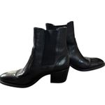 Hunt Club  Cheyenne Chelsea Boots Sz 8.5 Black‎ Leather Crocodile Western Heeled Photo 5