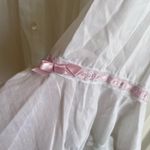 Vintage Barbizon Nightgown Size Large 70s Prairie Western Embroidered Lace White Photo 1