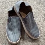 Olukai  Pehuea Slip On Shoes Loafers Women’s Size 7 Drop In Heel Gray Easy On Off Photo 0