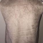 Susina Size XS Microsuede Faux Shearling Vest Vegan Open Front Warm Cozy Boho Photo 4