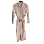 Madewell Corduroy Belted Jumpsuit K3347 Purple Pink Size 4 Photo 6