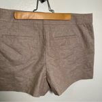 Loft Metallic Tweed Shorts Beige Silver Photo 7
