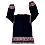 VTG Brunson of California Cardigan Medium Black Knit Tribal Aztec Orient… Size undefined Photo 3