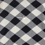 Talbots Tunic Sweater Womens Size XL Black White Diamond Plaid Cashmere Photo 3