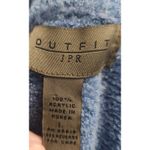 Outfit JPR Blue Acrylic Cowl Neck Long Sleeve Knit Sweater Women's Large Photo 2