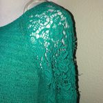 My Michelle  medium‎ crewneck lace shoulder sweater Photo 1