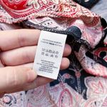 Free People • Field Of Butterflies Tunic top mini dress high low satin paisley Photo 7