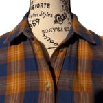 Madewell Flannel Westward Shirt Ardan Plaid Button Front Long Sleeve XS EUC Photo 6