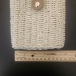 Aerie Cream Woven Crossbody Bag One Size Photo 8