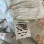 Wonderly  Floral Puff Sleeve Mini Dress Green Orange Daisy Cotton Cottagecore PS Photo 3