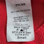 Tyche  Coral Pink Sleeveless Romper Size Small High neck Flowy Rose Romper Photo 7